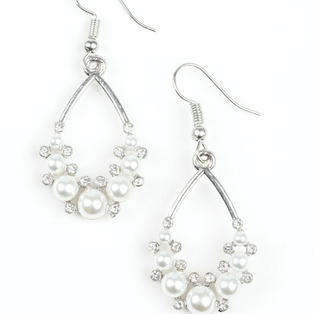 Women's White earrings